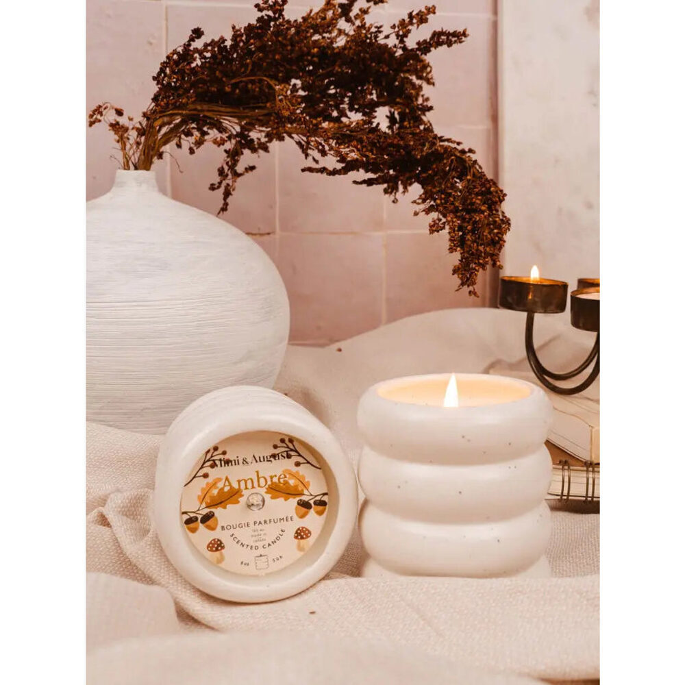 Ambre - 8 oz Reusable Candle